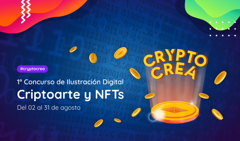 CryptoCrea, el primer concurso de ilustración digtial, criptoarte y Naft en Perú